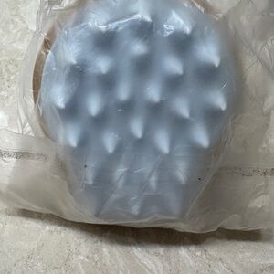 Suzanne Somers Wooden Rubber Spike Hair Scalp Brush Massager